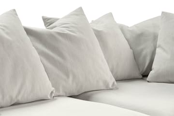 Menard 4-sits Högervänd L-formad Djup Schäslongsoffa i Tyg - Ljusgrå - Möbler - Soffa - Divansoffa & schäslongsoffa - 4 sits soffa med divan