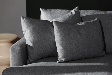 Menard 4-sits Högervänd L-formad Djup Schäslongsoffa i Tyg - Mörkgrå - Möbler - Soffa - Divansoffa & schäslongsoffa - 4 sits soffa med divan