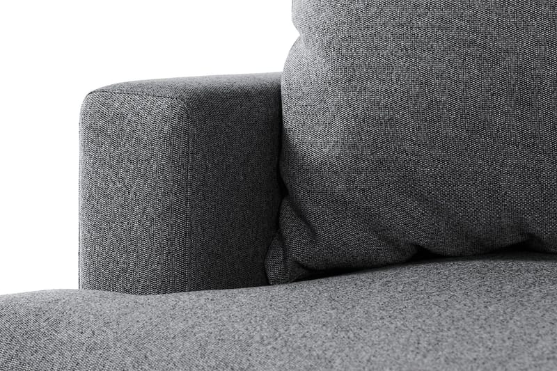 Menard 4-sits Högervänd L-formad Djup Schäslongsoffa i Tyg - Mörkgrå - Möbler - Soffa - Divansoffa & schäslongsoffa - 4 sits soffa med divan