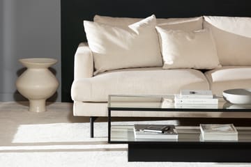 Menard 4-sits Högervänd L-formad Schäslongsoffa i Manchester - Beige - Möbler - Soffa - Divansoffa & schäslongsoffa - 4 sits soffa med divan
