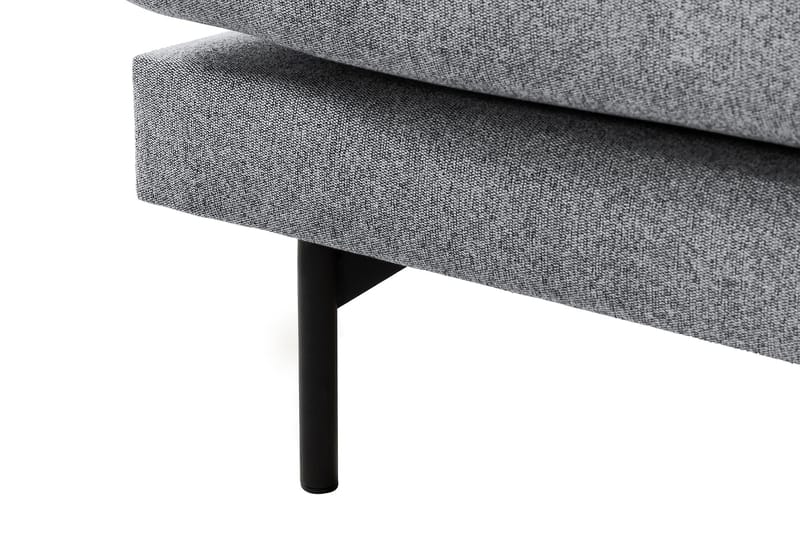Menard 4-sits Högervänd L-formad Schäslongsoffa i Tyg - Grå - Möbler - Soffa - Divansoffa & schäslongsoffa - 4 sits soffa med divan