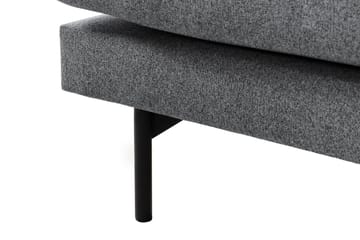 Menard 4-sits Högervänd L-formad Schäslongsoffa i Tyg - Mörkgrå - Möbler - Soffa - Divansoffa & schäslongsoffa - 4 sits soffa med divan