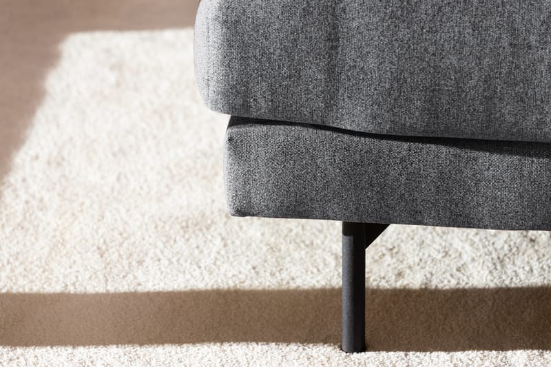 Menard 4-sits Högervänd L-formad Schäslongsoffa i Tyg - Mörkgrå - Möbler - Soffa - Divansoffa & schäslongsoffa - 4 sits soffa med divan