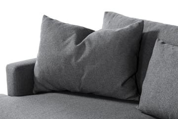Menard 4-sits Högervänd L-formad Schäslongsoffa i Tyg - Mörkgrå - Möbler - Soffa - Divansoffa & schäslongsoffa - 4 sits soffa med divan