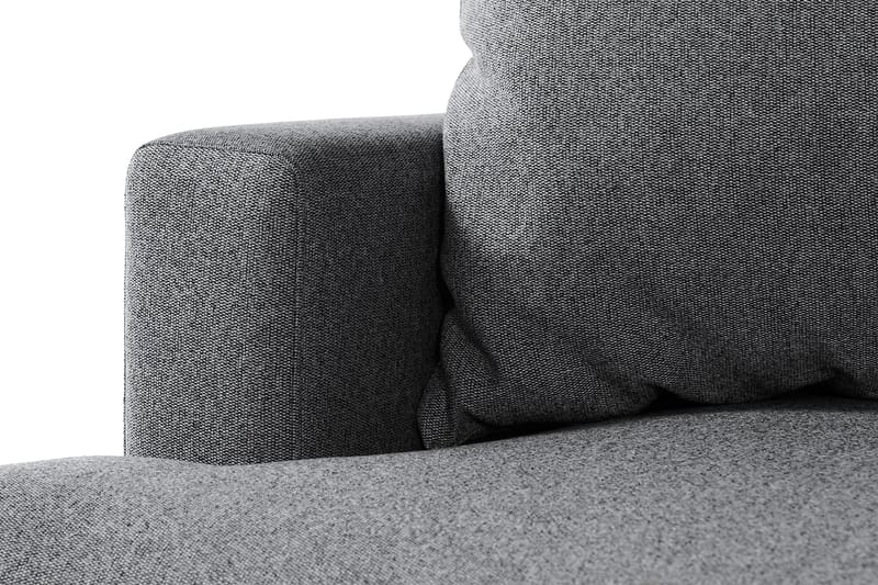 Menard 4-sits Högervänd L-formad Schäslongsoffa i Tyg - Mörkgrå - Möbler - Soffa - Divansoffa & schäslongsoffa - 4 sits soffa med divan