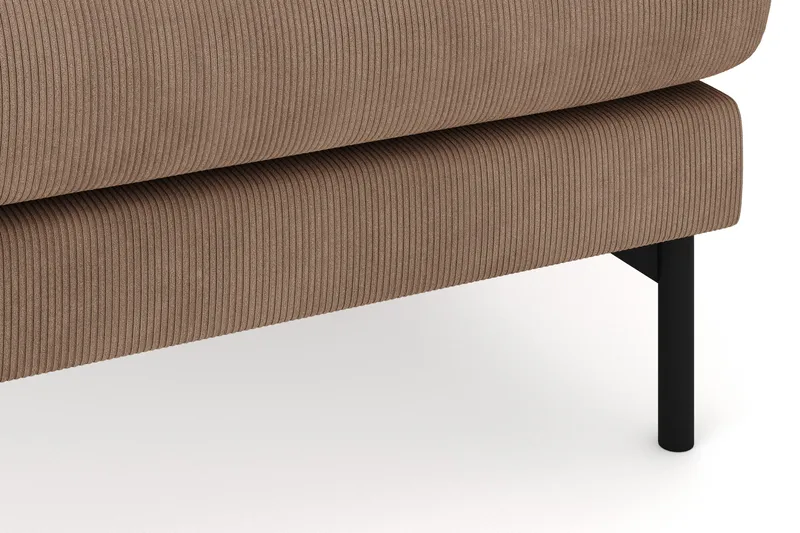 Menard 4-sits Högervänd Stor U-formad Djup Soffa med Divan och Schäslong i Manchester - Brun - Möbler - Soffa - Divansoffa & schäslongsoffa - 4 sits soffa med divan