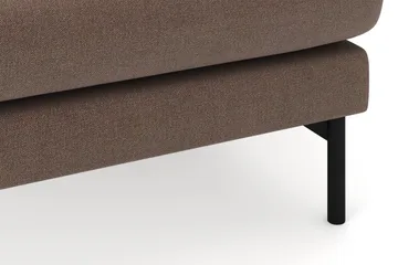 Menard 4-sits Högervänd Stor U-formad Djup Soffa med Divan och Schäslong i Tyg - Brun - Möbler - Soffa - Divansoffa & schäslongsoffa - 4 sits soffa med divan