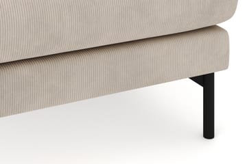 Menard 4-sits Högervänd U-formad Soffa med Divan och Schäslong i Manchester - Greige - Möbler - Soffa - Divansoffa & schäslongsoffa - 4 sits soffa med divan