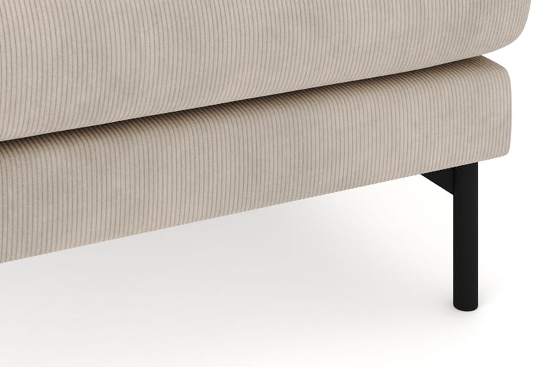 Menard 4-sits Högervänd U-formad Soffa med Divan och Schäslong i Manchester - Greige - Möbler - Soffa - Divansoffa & schäslongsoffa - 4 sits soffa med divan