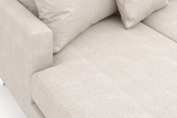Menard 4-sits Högervänd U-formad Soffa med Divan och Schäslong i Tyg - Beige - Möbler - Soffa - Divansoffa & schäslongsoffa - 4 sits soffa med divan