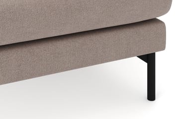 Menard 4-sits Högervänd U-formad Soffa med Divan och Schäslong i Tyg - Brun - Möbler - Soffa - Divansoffa & schäslongsoffa - 4 sits soffa med divan
