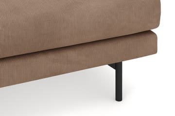 Menard 4-sits Vänstervänd L-formad Divansoffa i Manchester - Brun - Möbler - Soffa - Divansoffa & schäslongsoffa - 4 sits soffa med divan