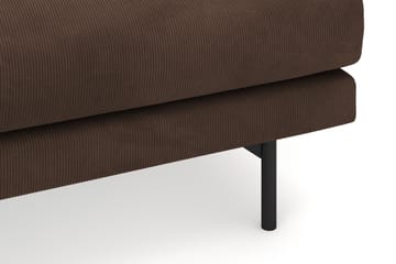 Menard 4-sits Vänstervänd L-formad Divansoffa i Manchester - Brun - Möbler - Soffa - Divansoffa & schäslongsoffa - 4 sits soffa med divan