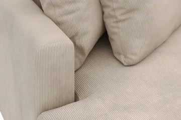 Menard 4-sits Vänstervänd L-formad Divansoffa i Manchester - Greige - Möbler - Soffa - Divansoffa & schäslongsoffa - 4 sits soffa med divan