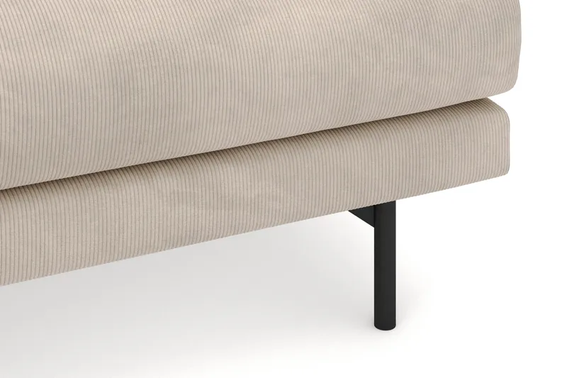 Menard 4-sits Vänstervänd L-formad Divansoffa i Manchester - Greige - Möbler - Soffa - Divansoffa & schäslongsoffa - 4 sits soffa med divan