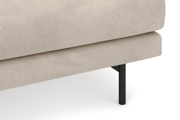 Menard 4-sits Vänstervänd L-formad Divansoffa i Manchester - Greige - Möbler - Soffa - Divansoffa & schäslongsoffa - 4 sits soffa med divan