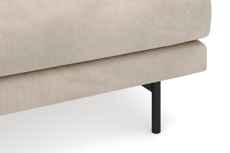 Menard 4-sits Vänstervänd L-formad Divansoffa i Manchester - Greige - Möbler - Soffa - Divansoffa & schäslongsoffa - 4 sits soffa med divan