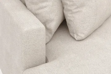 Menard 4-sits Vänstervänd L-formad Divansoffa i Tyg - Beige - Möbler - Soffa - Divansoffa & schäslongsoffa - 4 sits soffa med divan