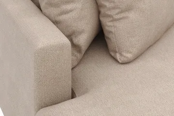 Menard 4-sits Vänstervänd L-formad Divansoffa i Tyg - Beige - Möbler - Soffa - Divansoffa & schäslongsoffa - 4 sits soffa med divan
