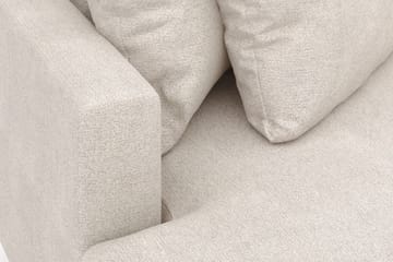 Menard 4-sits Vänstervänd L-formad Divansoffa i Tyg - Beige - Möbler - Soffa - Divansoffa & schäslongsoffa - 4 sits soffa med divan