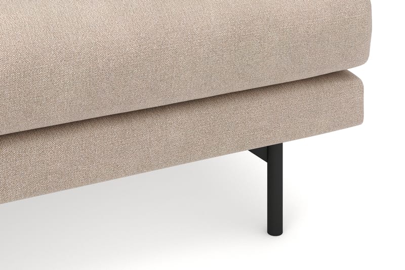 Menard 4-sits Vänstervänd L-formad Divansoffa i Tyg - Beige - Möbler - Soffa - Divansoffa & schäslongsoffa - 4 sits soffa med divan