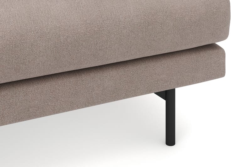 Menard 4-sits Vänstervänd L-formad Divansoffa i Tyg - Brun - Möbler - Soffa - Divansoffa & schäslongsoffa - 4 sits soffa med divan