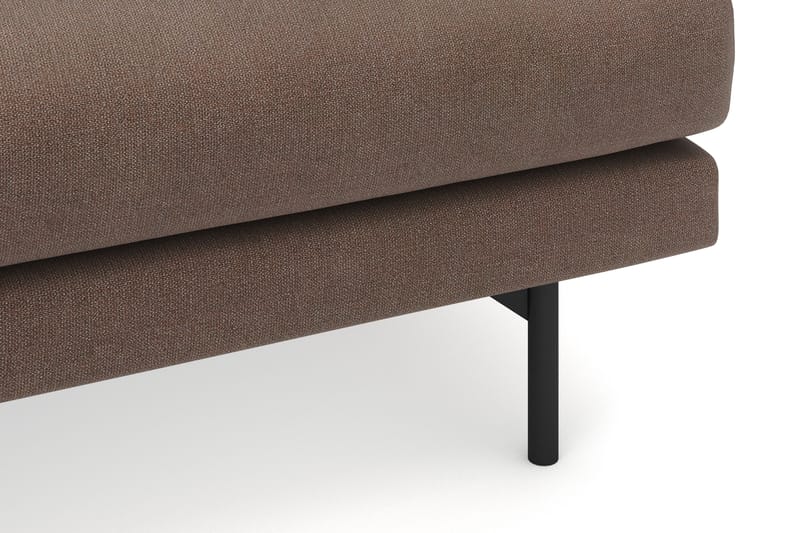 Menard 4-sits Vänstervänd L-formad Divansoffa i Tyg - Brun - Möbler - Soffa - Divansoffa & schäslongsoffa - 4 sits soffa med divan
