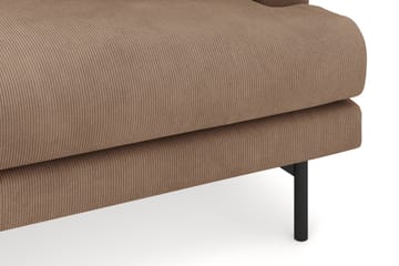 Menard 4-sits Vänstervänd L-formad Djup Divansoffa i Manchester - Brun - Möbler - Soffa - Divansoffa & schäslongsoffa - 4 sits soffa med divan