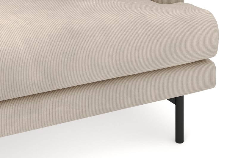 Menard 4-sits Vänstervänd L-formad Djup Divansoffa i Manchester - Grå - Möbler - Soffa - Divansoffa & schäslongsoffa - 4 sits soffa med divan