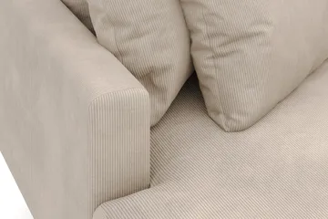 Menard 4-sits Vänstervänd L-formad Djup Divansoffa i Manchester - Greige - Möbler - Soffa - Divansoffa & schäslongsoffa - 4 sits soffa med divan