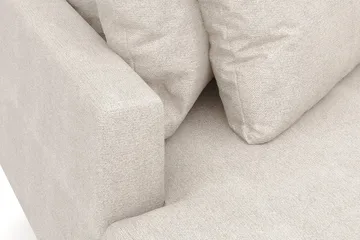 Menard 4-sits Vänstervänd L-formad Djup Divansoffa i Tyg - Beige - Möbler - Soffa - Divansoffa & schäslongsoffa - 4 sits soffa med divan