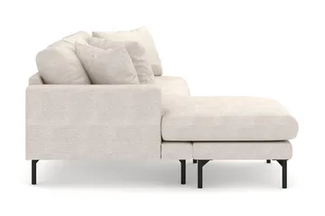Menard 4-sits Vänstervänd L-formad Djup Divansoffa i Tyg - Beige - Möbler - Soffa - Divansoffa & schäslongsoffa - 4 sits soffa med divan