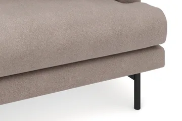 Menard 4-sits Vänstervänd L-formad Djup Divansoffa i Tyg - Brun - Möbler - Soffa - Divansoffa & schäslongsoffa - 3 sits soffa med divan