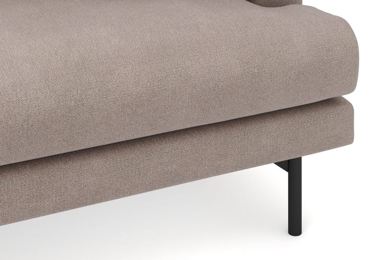 Menard 4-sits Vänstervänd L-formad Djup Divansoffa i Tyg - Brun - Möbler - Soffa - Divansoffa & schäslongsoffa - 3 sits soffa med divan