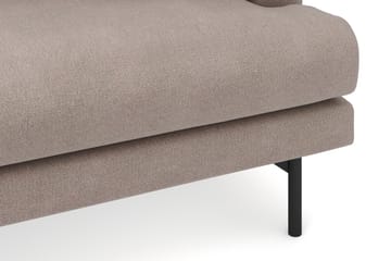 Menard 4-sits Vänstervänd L-formad Djup Divansoffa i Tyg - Brun - Möbler - Soffa - Divansoffa & schäslongsoffa - 3 sits soffa med divan