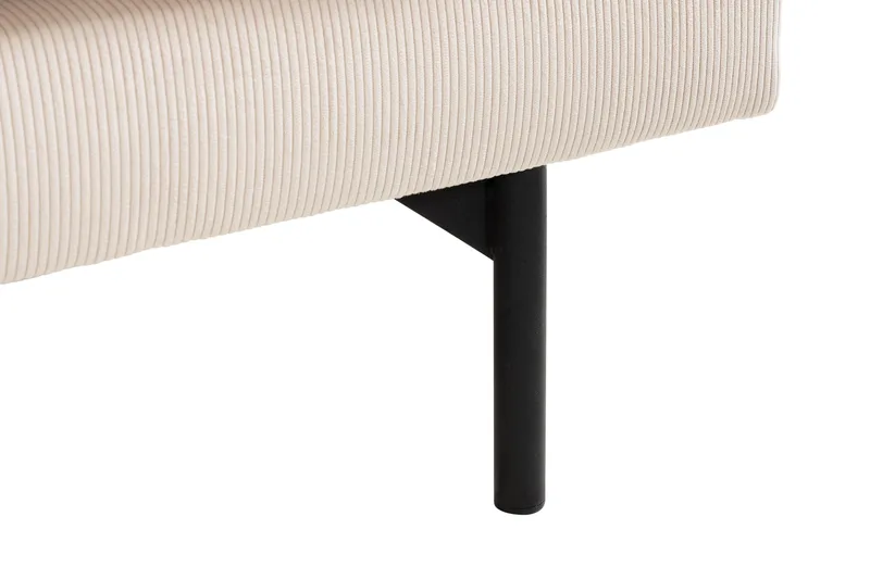 Menard 4-sits Vänstervänd L-formad Djup Schäslongsoffa i Manchester - Beige - Möbler - Soffa - Divansoffa & schäslongsoffa - 4 sits soffa med divan
