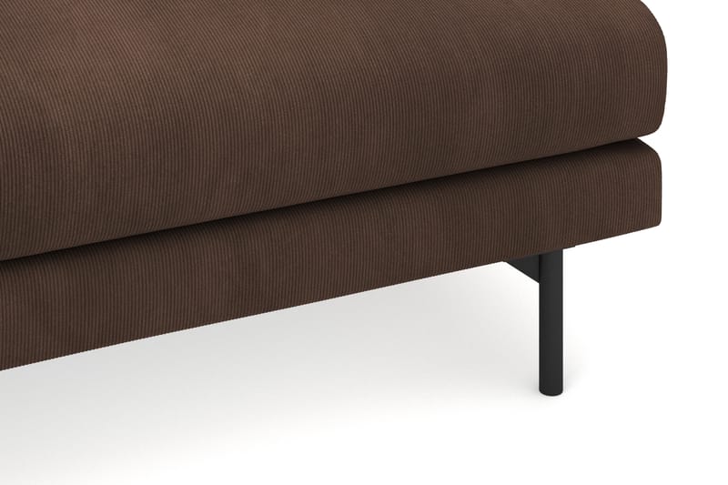 Menard 4-sits Vänstervänd L-formad Djup Schäslongsoffa i Manchester - Brun - Möbler - Soffa - Divansoffa & schäslongsoffa - 4 sits soffa med divan
