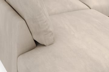 Menard 4-sits Vänstervänd L-formad Djup Schäslongsoffa i Manchester - Grå - Möbler - Soffa - Divansoffa & schäslongsoffa - 4 sits soffa med divan