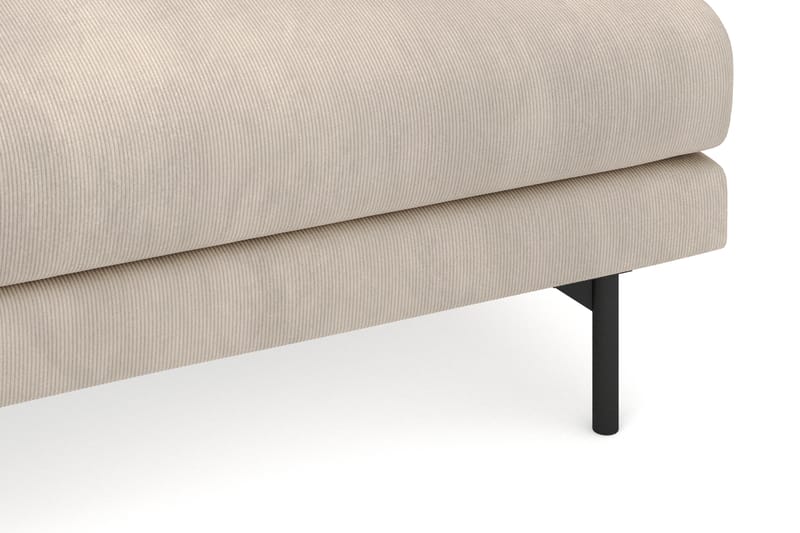 Menard 4-sits Vänstervänd L-formad Djup Schäslongsoffa i Manchester - Grå - Möbler - Soffa - Divansoffa & schäslongsoffa - 4 sits soffa med divan