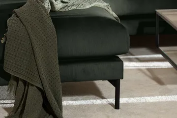 Menard 4-sits Vänstervänd L-formad Djup Schäslongsoffa i Manchester - Grön - Möbler - Soffa - Divansoffa & schäslongsoffa - 4 sits soffa med divan