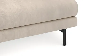 Menard 4-sits Vänstervänd L-formad Djup Schäslongsoffa i Manchester - Greige - Möbler - Soffa - Divansoffa & schäslongsoffa - 4 sits soffa med divan