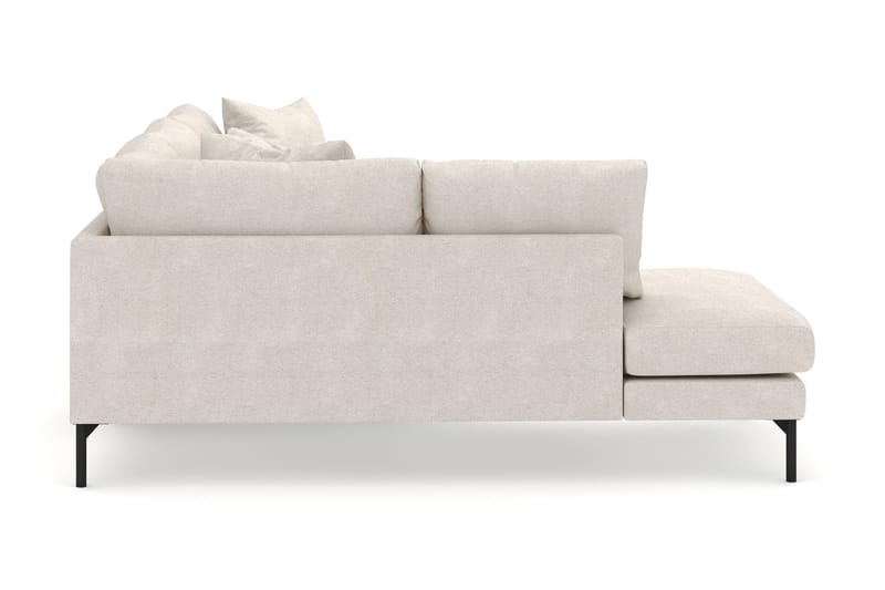 Menard 4-sits Vänstervänd L-formad Djup Schäslongsoffa i Tyg - Beige - Möbler - Soffa - Divansoffa & schäslongsoffa - 4 sits soffa med divan