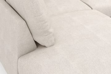 Menard 4-sits Vänstervänd L-formad Djup Schäslongsoffa i Tyg - Beige - Möbler - Soffa - Divansoffa & schäslongsoffa - 4 sits soffa med divan