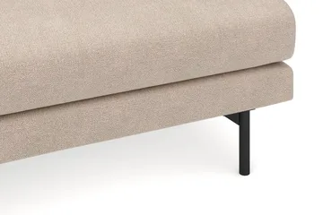 Menard 4-sits Vänstervänd L-formad Djup Schäslongsoffa i Tyg - Beige - Möbler - Soffa - Divansoffa & schäslongsoffa - 4 sits soffa med divan