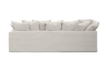 Menard 4-sits Vänstervänd L-formad Djup Schäslongsoffa i Tyg - Beige - Möbler - Soffa - Divansoffa & schäslongsoffa - 4 sits soffa med divan