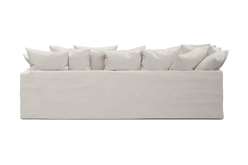 Menard 4-sits Vänstervänd L-formad Djup Schäslongsoffa i Tyg - Beige - Möbler - Soffa - Divansoffa & schäslongsoffa - 4 sits soffa med divan