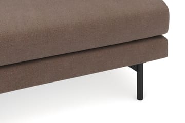 Menard 4-sits Vänstervänd L-formad Djup Schäslongsoffa i Tyg - Brun - Möbler - Soffa - Divansoffa & schäslongsoffa - 4 sits soffa med divan