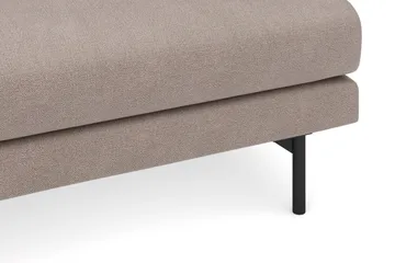 Menard 4-sits Vänstervänd L-formad Djup Schäslongsoffa i Tyg - Brun - Möbler - Soffa - Divansoffa & schäslongsoffa - 4 sits soffa med divan