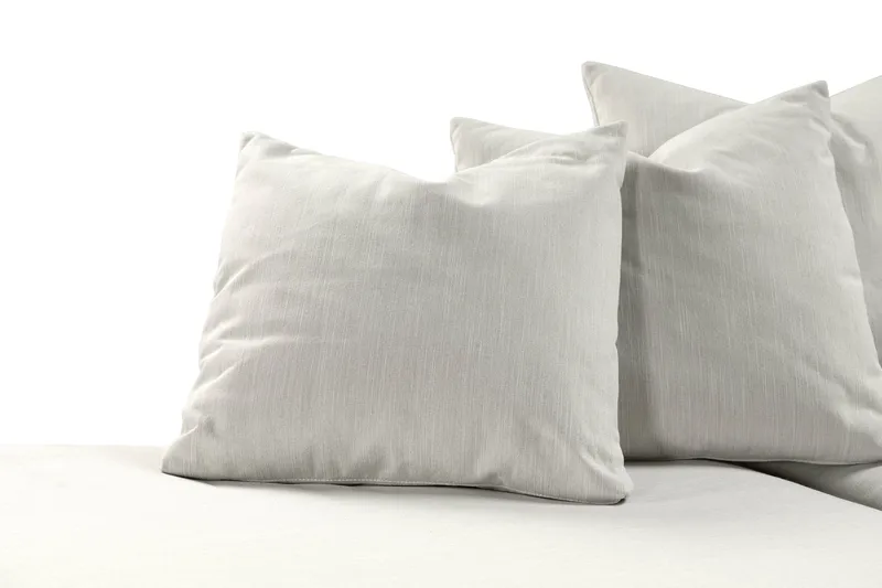 Menard 4-sits Vänstervänd L-formad Djup Schäslongsoffa i Tyg - Ljusgrå - Möbler - Soffa - Divansoffa & schäslongsoffa - 4 sits soffa med divan