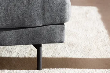 Menard 4-sits Vänstervänd L-formad Djup Schäslongsoffa i Tyg - Mörkgrå - Möbler - Soffa - Divansoffa & schäslongsoffa - 4 sits soffa med divan